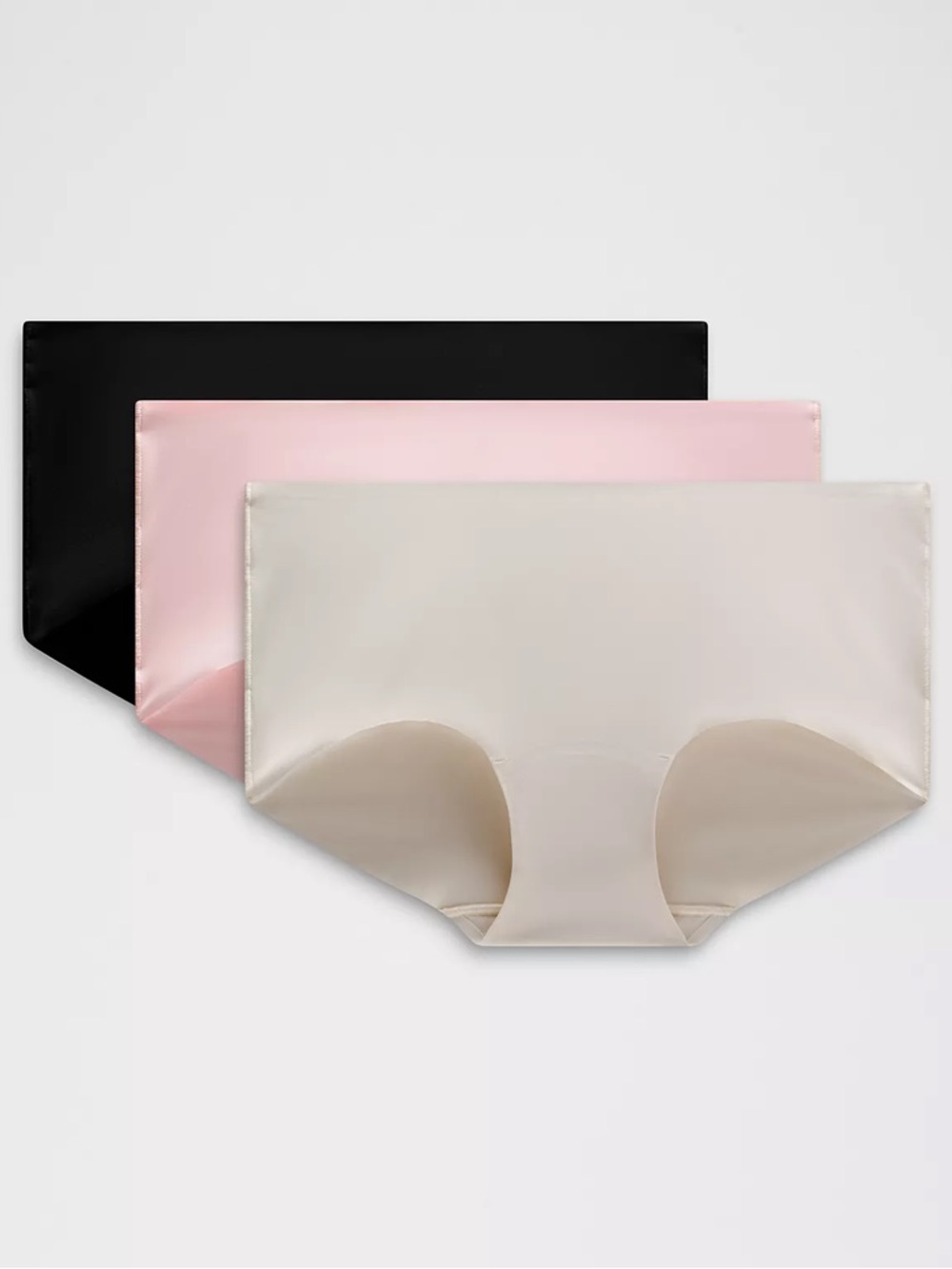 Lululemon InvisiWear Mid-Rise Boyshort Underwear 3 Pack size M NWT